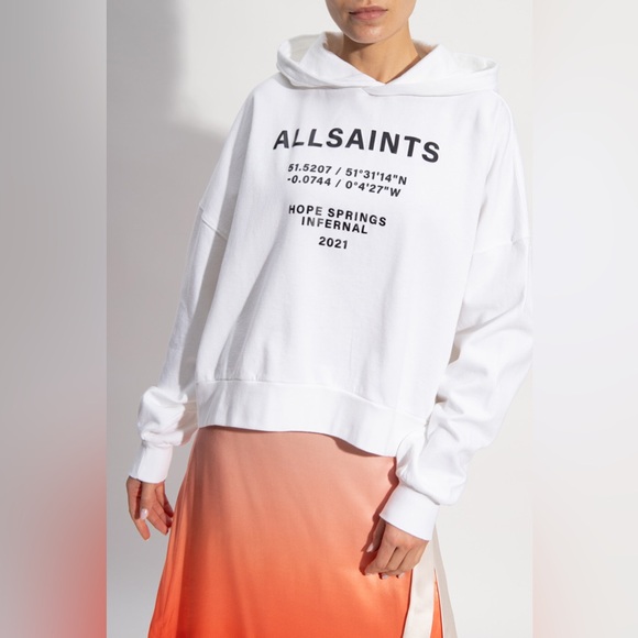 All Saints 2021 Hope Springs Infernal Co Ordinates Talie Hoodie - Picture 1 of 4